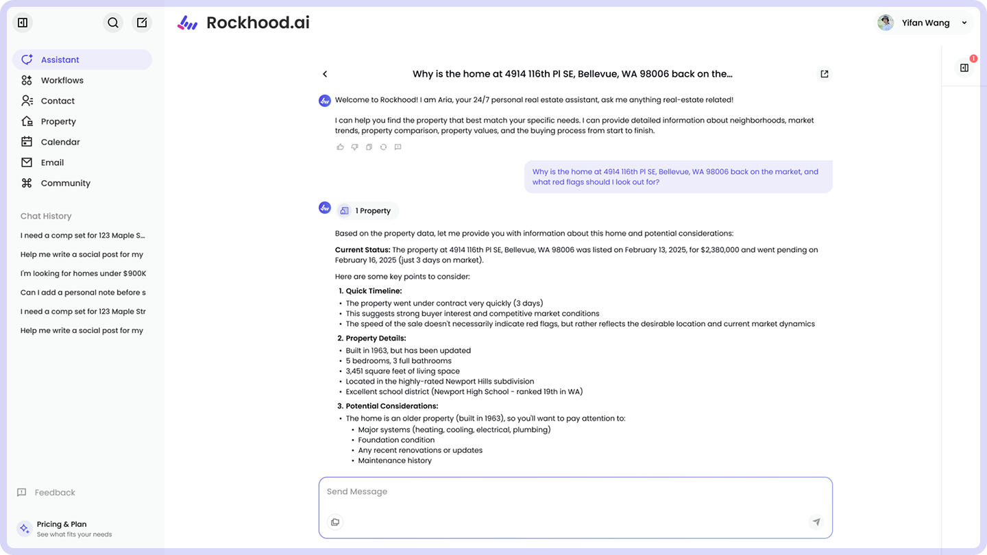 ChatBox AI Assistant Interface